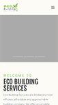 Mobile Screenshot of ecobuildingservices.com.au